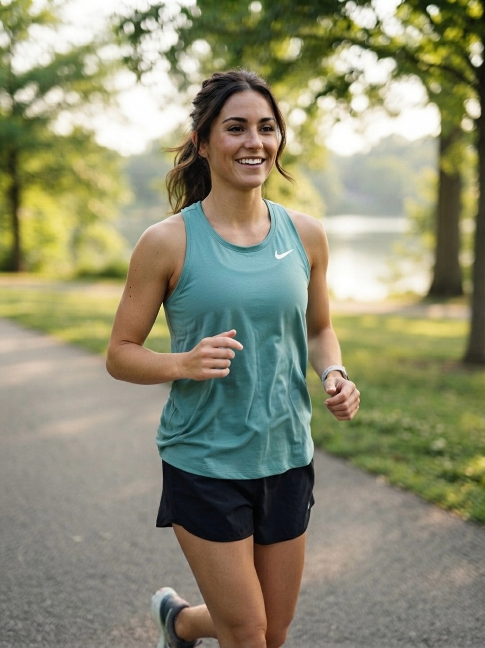 Nike Aqua Crew Neck Tee